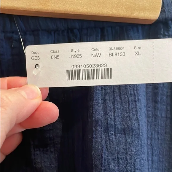 J. Crew Navy Wide-Leg Pants - Picture 2 of 4